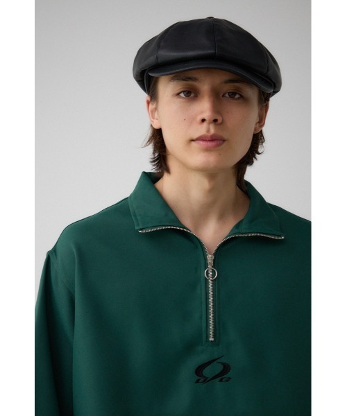 AZUL by moussy（アズールバイマウジー）の「フェイクレザーキャスケット（キャスケット・メンズ・ブラック・FREE）」の3枚目の写真