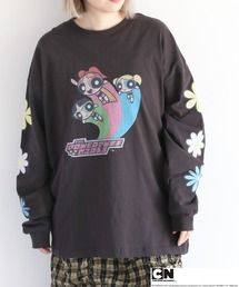 【パワーパフガールズ】ビッグシルエットロングスリーブTee