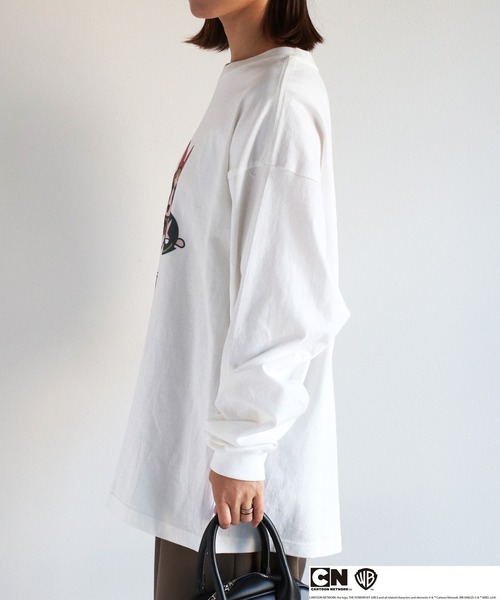 cepo(セポ)の「【パワーパフガールズ】ビッグシルエットロングスリーブTee(Tシャツ/カットソー・レディース・ホワイト系3/ブラック系2/ホワイト系1/ホワイト系2/ブラック系1/ブラック系3/ホワイト系4/ブラック系4・M)」の22枚目の写真