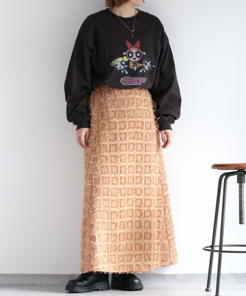 cepo(セポ)の「【パワーパフガールズ】ビッグシルエットロングスリーブTee(Tシャツ/カットソー・レディース・ホワイト系3/ブラック系2/ホワイト系1/ホワイト系2/ブラック系1/ブラック系3/ホワイト系4/ブラック系4・M)」の14枚目の写真