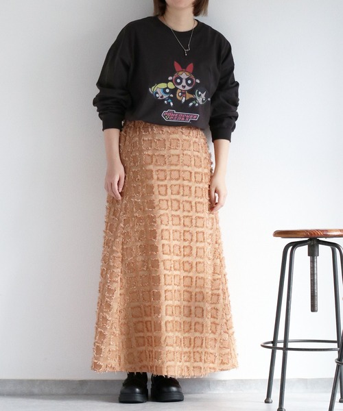 cepo(セポ)の「【パワーパフガールズ】ビッグシルエットロングスリーブTee(Tシャツ/カットソー・レディース・ホワイト系3/ブラック系2/ホワイト系1/ホワイト系2/ブラック系1/ブラック系3/ホワイト系4/ブラック系4・M)」の18枚目の写真