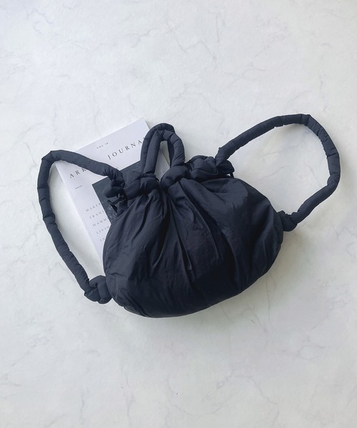 AS KNOW AS plus(アズノゥアズプラス)の「パテッド3wayショルダーバッグ(ショルダーバッグ・レディース・ブラック/グレー/アイボリー/ブルー・FREE)」の14枚目の写真