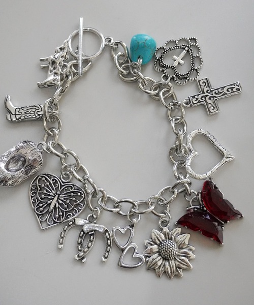 Port / ポート 】 バラエティ マルチ チャーム ブレスレット