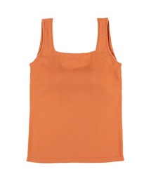 スカーラ　コンビカラークロスタンクトップ　L スモークオレンジ タンクトップ（オレンジ/橙色系）ファッション通販 - ZOZOTOWN