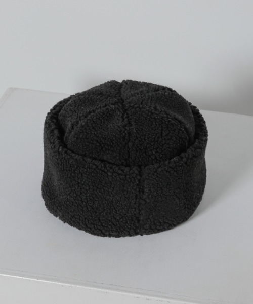 ROSE BUD（ローズバッド）の「ボアロールキャップ（キャップ・レディース・ホワイト系その他/ブラック・FREE）」の3枚目の写真