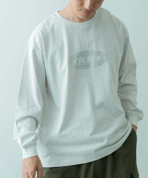 ddp(ディーディーピー)の「ddp Foil Print Long Sleeve T-shirts(Tシャツ/カットソー・メンズ・ホワイト/グレー/ブラック・MEDIUM/LARGE/X-LARGE)」の3枚目の写真