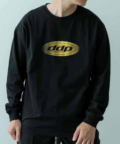 ddp(ディーディーピー)の「ddp Foil Print Long Sleeve T-shirts(Tシャツ/カットソー・メンズ・ホワイト/グレー/ブラック・MEDIUM/LARGE/X-LARGE)」の9枚目の写真