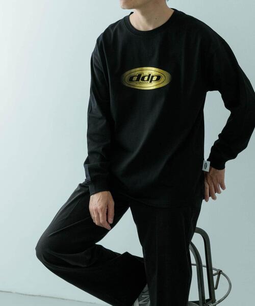 ddp(ディーディーピー)の「ddp Foil Print Long Sleeve T-shirts(Tシャツ/カットソー・メンズ・ホワイト/グレー/ブラック・MEDIUM/LARGE/X-LARGE)」の10枚目の写真