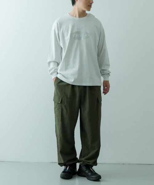 ddp(ディーディーピー)の「ddp Foil Print Long Sleeve T-shirts(Tシャツ/カットソー・メンズ・ホワイト/グレー/ブラック・MEDIUM/LARGE/X-LARGE)」の16枚目の写真