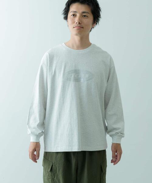 ddp(ディーディーピー)の「ddp Foil Print Long Sleeve T-shirts(Tシャツ/カットソー・メンズ・ホワイト/グレー/ブラック・MEDIUM/LARGE/X-LARGE)」の17枚目の写真