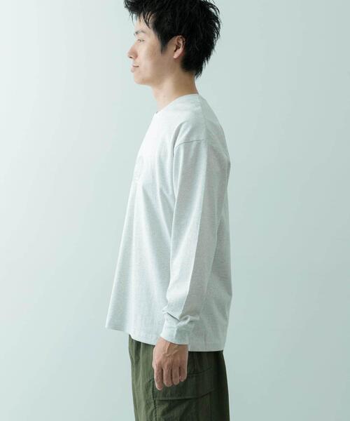 ddp(ディーディーピー)の「ddp Foil Print Long Sleeve T-shirts(Tシャツ/カットソー・メンズ・ホワイト/グレー/ブラック・MEDIUM/LARGE/X-LARGE)」の18枚目の写真
