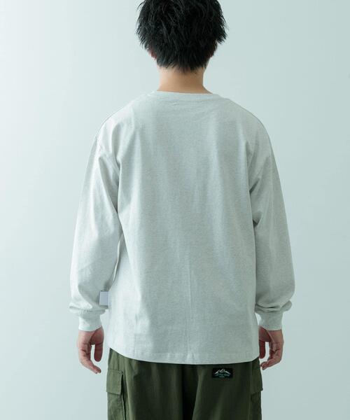 ddp(ディーディーピー)の「ddp Foil Print Long Sleeve T-shirts(Tシャツ/カットソー・メンズ・ホワイト/グレー/ブラック・MEDIUM/LARGE/X-LARGE)」の19枚目の写真