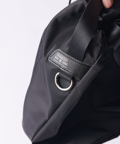 Lui's（ルイス）の「【AS2OV / アッソヴ】Lui's エクスクルーシブ / 巾着バッグ（ショルダーバッグ・メンズ・ブラック/グレー・FREE）」の18枚目の写真