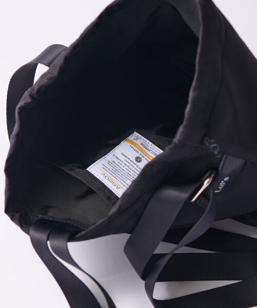 Lui's（ルイス）の「【AS2OV / アッソヴ】Lui's エクスクルーシブ / 巾着バッグ（ショルダーバッグ・メンズ・ブラック/グレー・FREE）」の20枚目の写真