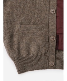 SOFTHYPHEN（ソフトハイフン）の「MA-1 MIX CARDIGAN（ニット