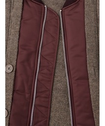 SOFTHYPHEN（ソフトハイフン）の「MA-1 MIX CARDIGAN（ニット