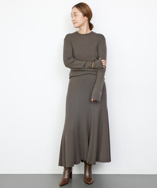 Deuxieme Classe *BOND リブ フレアスカート¥52,800 Deuxieme Classe *BOND リブ フレアスカート¥52，800