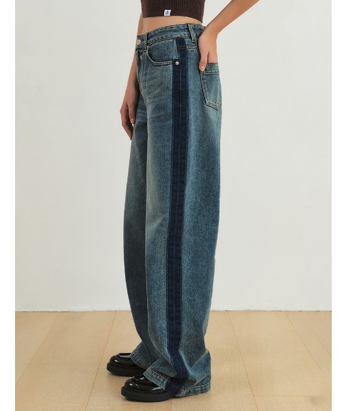 [CITYBREEZE] 2489 STRAIGHT DENIM PANTS /追跡付 CITYBREEZE（シティブリーズ）の「2489 WIDE DENIM PANTS