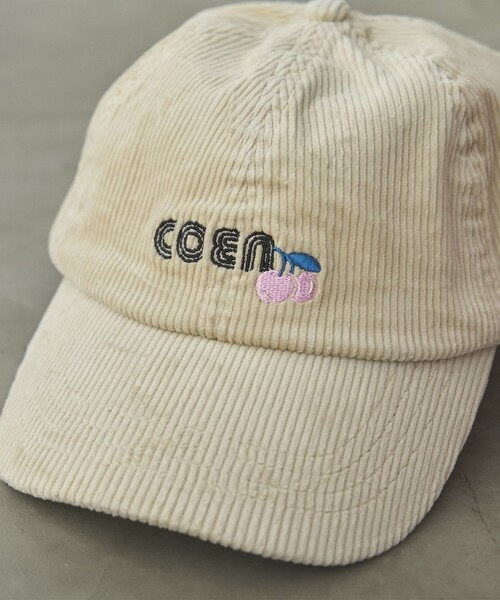 coen(コーエン)の「不純喫茶ドープ別注コーデュロイキャップ(キャップ・レディース・ライトブルー/ライトピンク/ブラック/ナチュラル・FREE)」の13枚目の写真