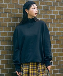 slattgir（スラットジール）の「高身長　ゆるシルエット起毛サイドリブ切替スウェットトレーナー（セットアップ対応）（トールサイズ）Essenave（スウェット）」