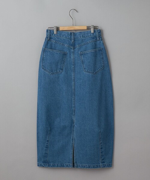 coen（コーエン）の「カーブデニムスカート（デニムスカート・レディース・ダークグレー/コバルトブルー・M/L）」の19枚目の写真