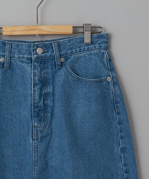 coen（コーエン）の「カーブデニムスカート（デニムスカート・レディース・ダークグレー/コバルトブルー・M/L）」の20枚目の写真