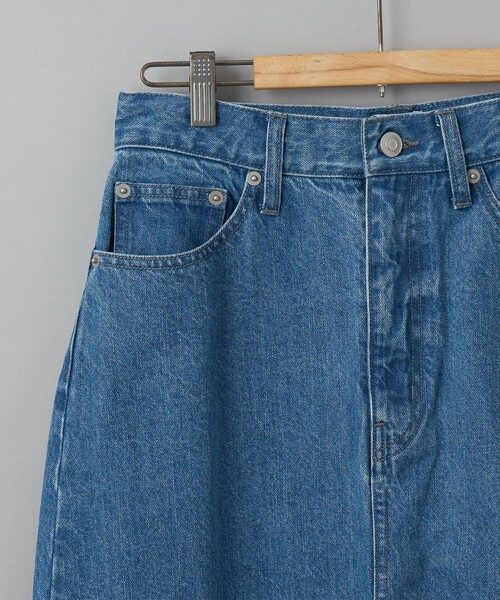 coen（コーエン）の「カーブデニムスカート（デニムスカート・レディース・ダークグレー/コバルトブルー・M/L）」の21枚目の写真