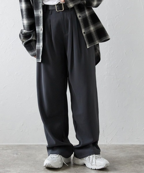 ap retro(アプレトロ)の「ベルト付きトラウザーパンツ(その他パンツ・レディース・モカ/ブラック/グレー・SMALL/MEDIUM/LARGE)」の14枚目の写真