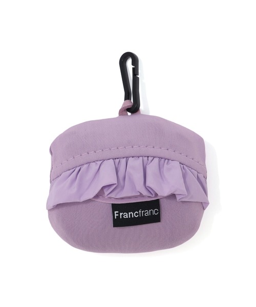 Francfranc（フランフラン）の「くしゅらくエコバッグ ライトパープル（トートバッグ・レディース・ライトパープル・FREE）」の4枚目の写真