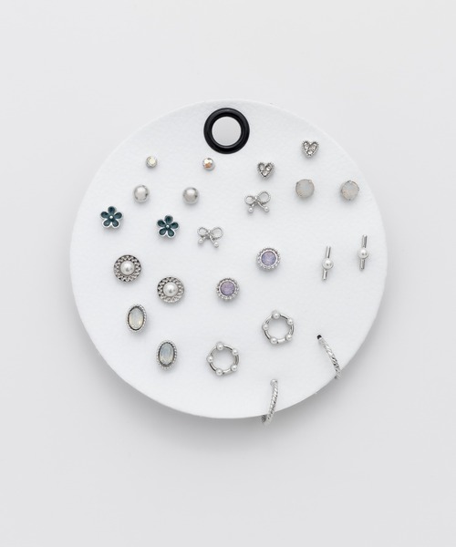 ciite'(シーテ)の「ピアス 12セット / pierce 12 set(ピアス(両耳用)・レディース・シルバー/ゴールド・FREE)」の1枚目の写真