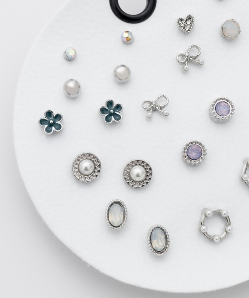 ciite'(シーテ)の「ピアス 12セット / pierce 12 set(ピアス(両耳用)・レディース・シルバー/ゴールド・FREE)」の7枚目の写真