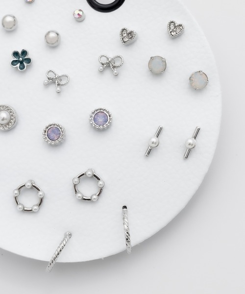 ciite'(シーテ)の「ピアス 12セット / pierce 12 set(ピアス(両耳用)・レディース・シルバー/ゴールド・FREE)」の8枚目の写真