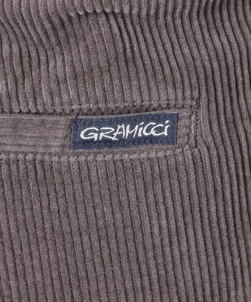 Gramicci（グラミチ）の「GRAMICCI / グラミチ 別注 8W CORDUROY Relaxed Pleated Trouser（チノパンツ・メンズ・カーキ/ブラック/ダークブルー/ライトグレー・MEDIUM/X-LARGE/LARGE）」の18枚目の写真