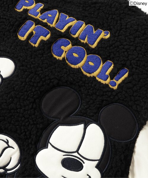 Disney（ディズニー）の「WEB限定 ディズニーキャラクター/ボアスタジャン（スタジャン・キッズ・ブラック・90/110/130）」の18枚目の写真
