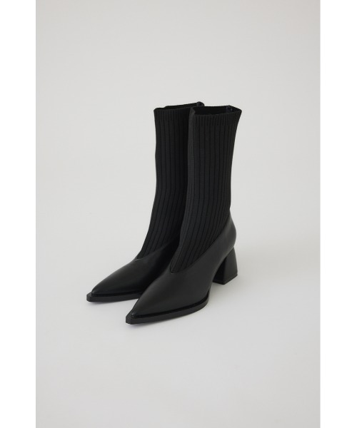 RIM.ARK（リムアーク）の「V cut socks boots ブイカットソックスブーツ（ブーツ・レディース・ブラック/ブラウン・39/38/37/36）」の6枚目の写真