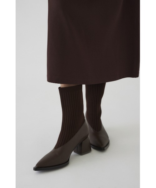 RIM.ARK（リムアーク）の「V cut socks boots ブイカットソックスブーツ（ブーツ・レディース・ブラック/ブラウン・39/38/37/36）」の7枚目の写真
