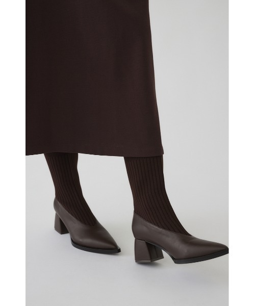 RIM.ARK（リムアーク）の「V cut socks boots ブイカットソックスブーツ（ブーツ・レディース・ブラック/ブラウン・39/38/37/36）」の8枚目の写真