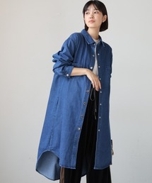 デニムロングシャツ