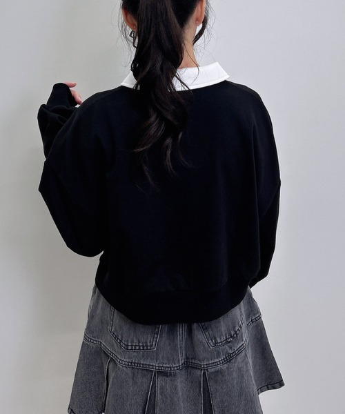 YENN スエットライクトップス YENN スエットライクトップス