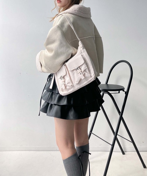 セール】◇フェイクムートンビッグサイズジャケット（ムートン