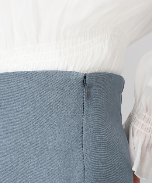 MISCH MASCH（ミッシュマッシュ）の「異素材切替フレアスカート/MM447207（スカート・レディース・ブラック/ベージュ/ブルー・M/S）」の20枚目の写真