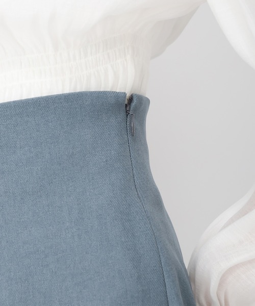 MISCH MASCH（ミッシュマッシュ）の「異素材切替フレアスカート/MM447207（スカート・レディース・ブラック/ベージュ/ブルー・M/S）」の21枚目の写真