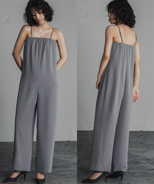 セール】シアースリーブジャケット・オールインワン セットアップ