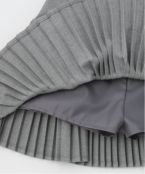 by LOVEiT（バイラビット）の「リボンティアードプリーツスカート（インパンつき）（スカート・キッズ・グレー/アイボリー/ネイビー・120cm/130cm/140cm/150cm/160cm）」の22枚目の写真