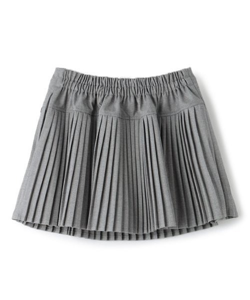 by LOVEiT（バイラビット）の「リボンティアードプリーツスカート（インパンつき）（スカート・キッズ・グレー/アイボリー/ネイビー・120cm/130cm/140cm/150cm/160cm）」の12枚目の写真