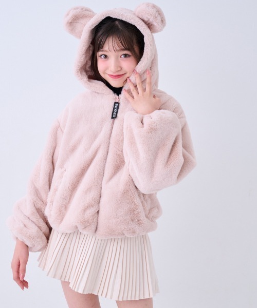 by LOVEiT（バイラビット）の「リボンティアードプリーツスカート（インパンつき）（スカート・キッズ・グレー/アイボリー/ネイビー・120cm/130cm/140cm/150cm/160cm）」の15枚目の写真