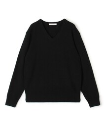 ボールジィ トゥモローランド セーター 薄手ニット Vネック 絹 グレー 38 ラムカシミヤ Vネックプルオーバー （ニット・セーター