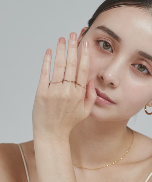 ciite' surgical stainless（シーテサージカルステンレス）の「【 金属アレルギー対応 】3set ring / リング 3セット  サージカルステンレス（リング・レディース・シルバー/ピンクゴールド/ゴールド・11号/13号/9号）」の3枚目の写真