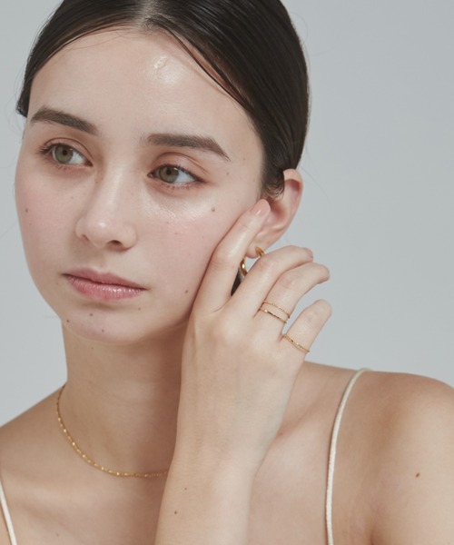 ciite' surgical stainless（シーテサージカルステンレス）の「【 金属アレルギー対応 】3set ring / リング 3セット  サージカルステンレス（リング・レディース・シルバー/ピンクゴールド/ゴールド・11号/13号/9号）」の4枚目の写真