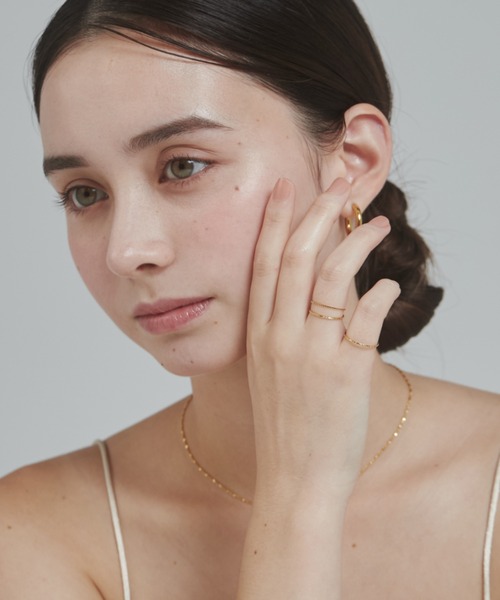 ciite' surgical stainless（シーテサージカルステンレス）の「【 金属アレルギー対応 】3set ring / リング 3セット  サージカルステンレス（リング・レディース・シルバー/ピンクゴールド/ゴールド・11号/13号/9号）」の8枚目の写真